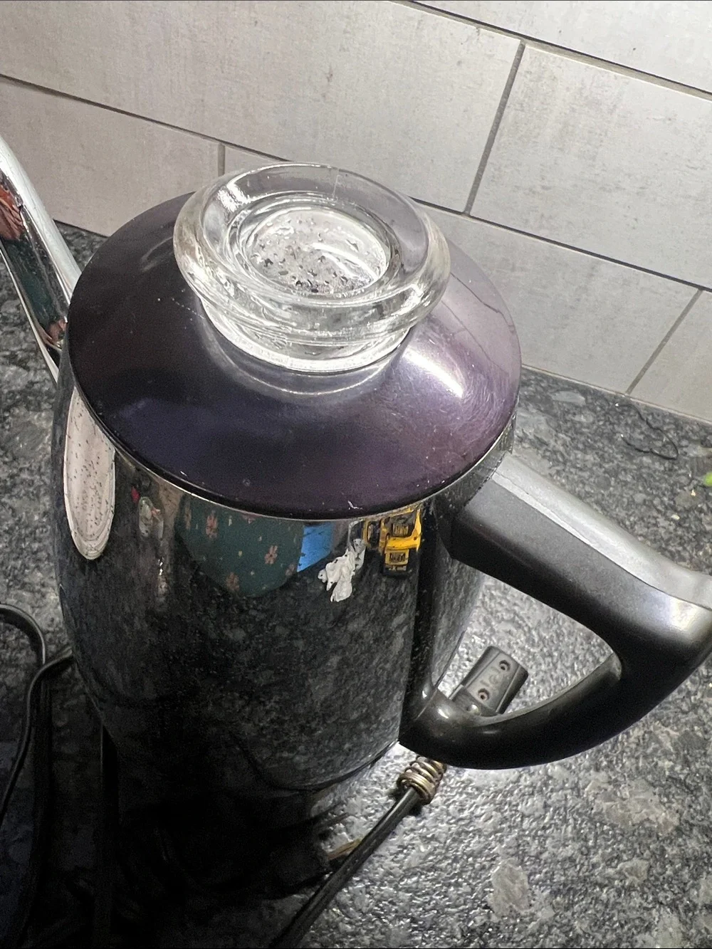 Vintage Electric Westinghouse Gooseneck Coffee Percolator -